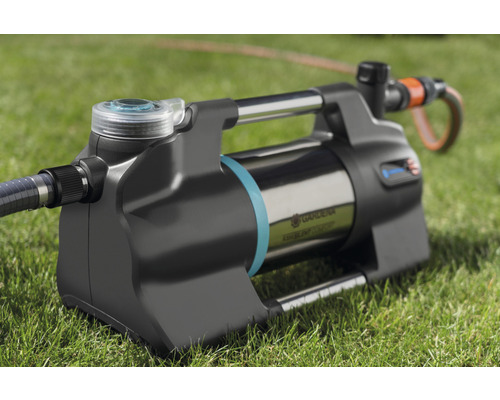 Gardena trädgårdspump för trädgårdsbevattning på gräsmatta