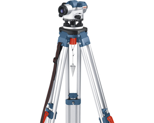 Bosch byggnivelleringsinstrument på stativ med lod