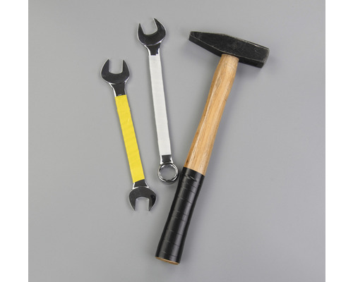 Hammare och skiftnyckel verktygsset