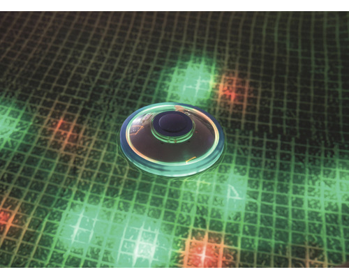 Rund LED-lampa med ljuseffekter