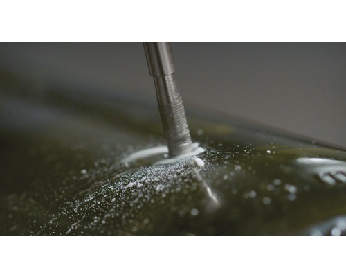 Borra ett hål i en glasflaska med en glasborr