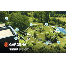 Gardena Smart System i trädgården med anslutna enheter