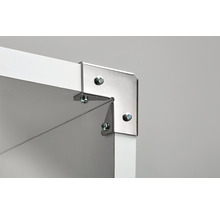 L-förbindare HETTICH för 18-19mm 44x44x15mm stål förnicklat