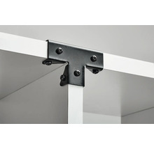 T-förbindare HETTICH för 18-19mm 44x68x15mm stål svart