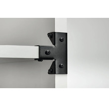 T-förbindare HETTICH för 18-19mm 44x68x15mm stål svart