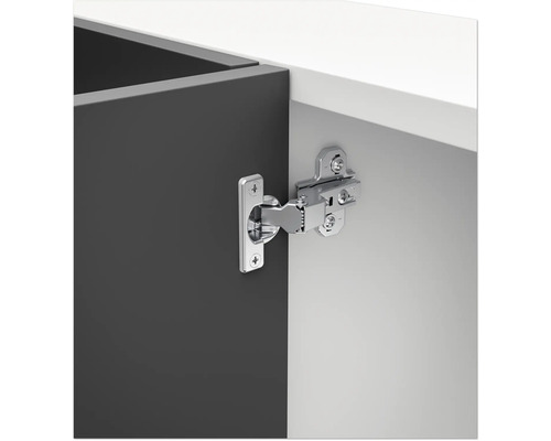 Skåpdörrsgångjärn på en möbel