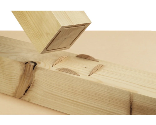 Träförband med ändträlameller