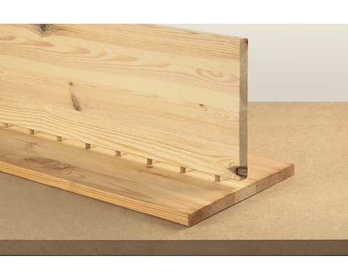 Träskiva med tappförbindning