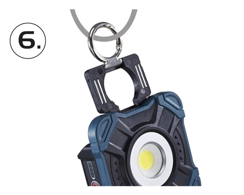 Arbetslampa med upphängningsanordning