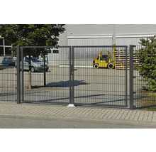Metallstaket ALBERTS 6/5/6 1000x120cm antracit
