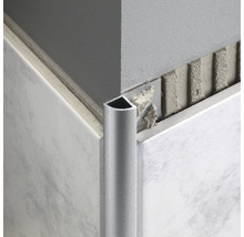 Kakellist DURAL Durondell DRAE 60 silver aluminium 250cm 6mm rund-profil