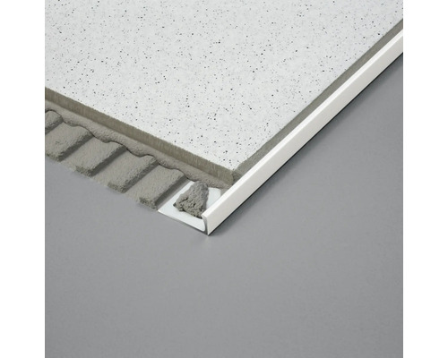 Kakelprofil av plast vid kakelkanten