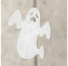 Vit Halloween fönsterdekal i form av ett spöke