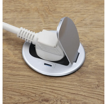 Inbyggnadsuttag schuko + USB C