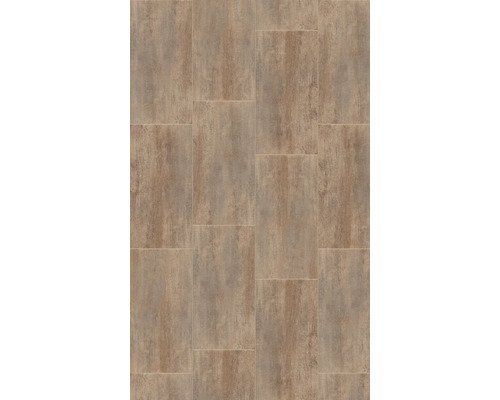 Installerat klinkergolv i träimitation