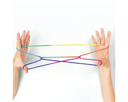 Finger Twist regnbåge 160cm