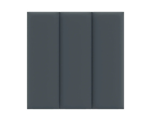 Tre grå akustikpaneler för ljudabsorption