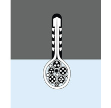 Tvärsnitt av en underjordisk kabelkanal med flera kablar