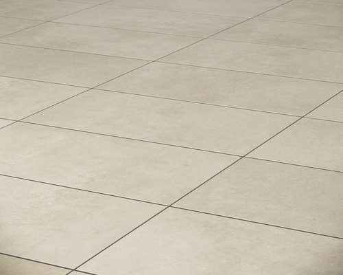 Klinkergolv med fyrkantiga plattor och fogar