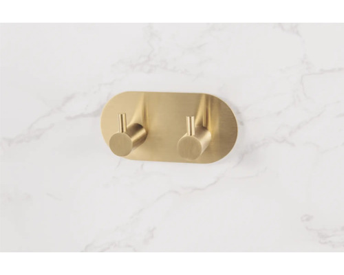 Dubbel handdukshängare för väggmontering