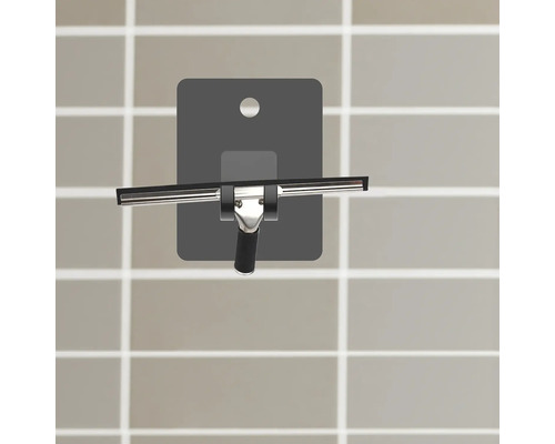 Duschskrapa med hållare för badrumsrengöring