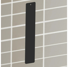 Svart inspektionslucka med inspektionshål