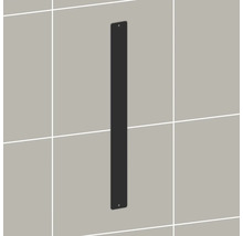 Lång, smal metallremsa för väggmontering