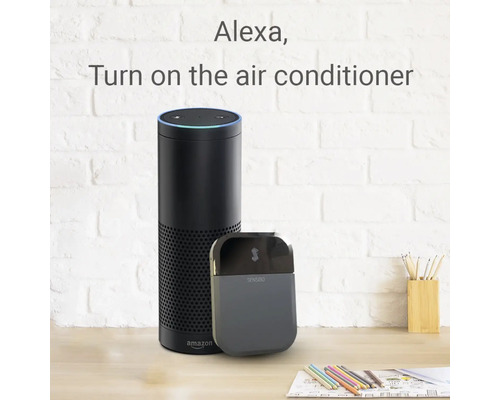 Amazon Alexa röstassistent med luftkonditioneringskontroll