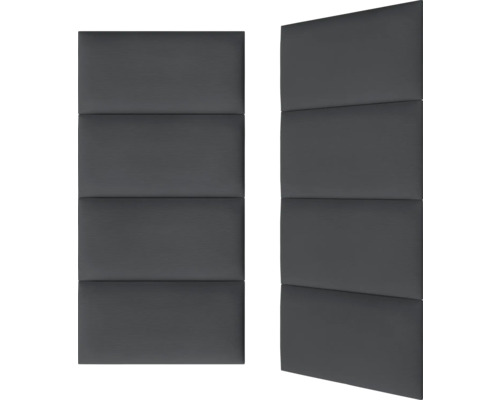Två ljudisoleringspaneler med rektangulära sektioner