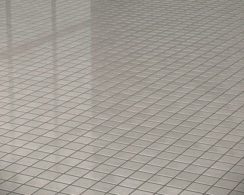 Golv med kvadratiska plattor