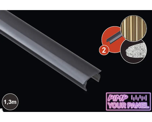 LED-list, 1,3 meter, för panelmontering