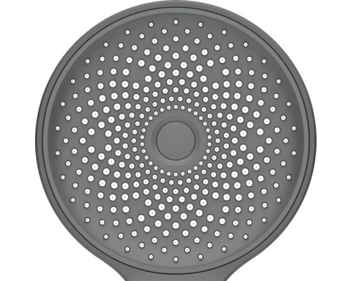 Runt duschhuvud med duschhål