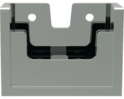 Grå brevlåda för väggmontering