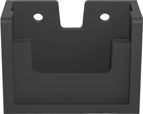 Svart brevlåda för väggmontering