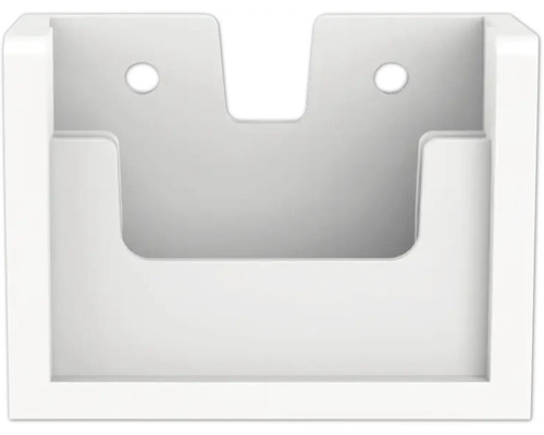 Broschyrhållare av plast för väggmontering