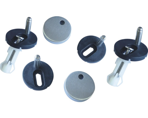 Monteringssats för toalettlock