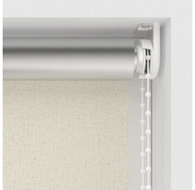 Rullgardin SOLUNA mörkläggande linnebeige 40x190cm