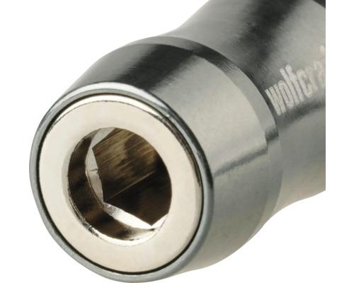 Närbild av Wolfcraft bitshållare