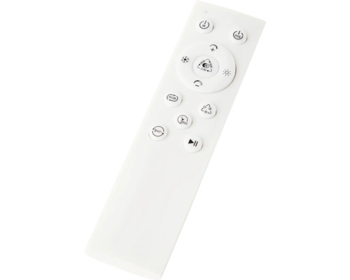 Vit fjärrkontroll för lampor för styrning av ljusfunktioner