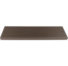 Utomhustrappa PERTURA Tallis mörkbrun med Prova-trappräcke 5 steg Trimax 80cm