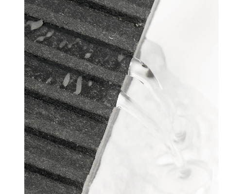 Detaljvy av en tätningsbana med tätning