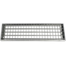 Utomhustrappa PERTURA Tallis metall med Prova-trappräcke 10 steg gallerdurk 80cm