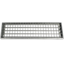 Utomhustrappa PERTURA Tallis metall med Prova-trappräcke 7 steg gallerdurk 80cm