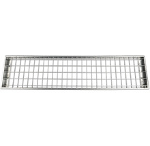 Utomhustrappa PERTURA Tallis metall med Prova-trappräcke 7 steg gallerdurk 100cm