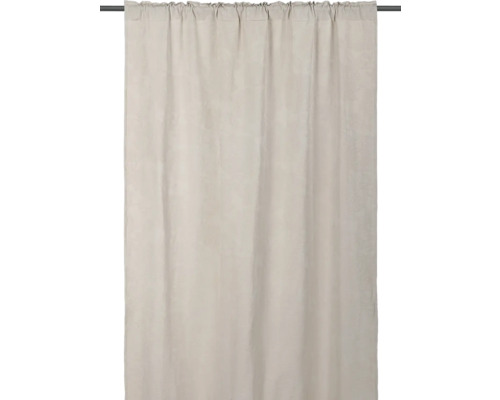 Gardin med rynkbandsupphängning