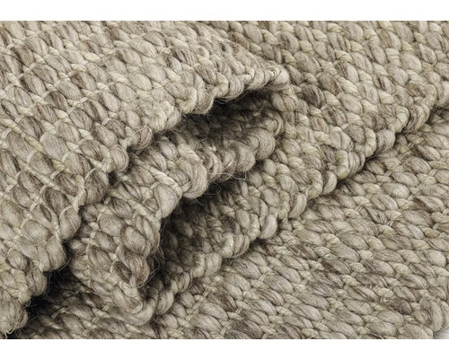 Närbild av en vävd matta