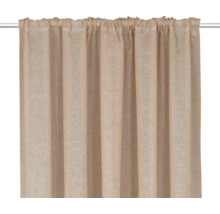 Gardin med rynkbandsupphängning