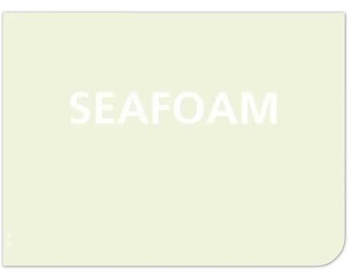 Färgkarta med texten havsskum