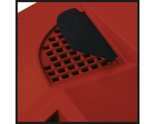 Närbild av ventilationsgallret på en verktygslåda