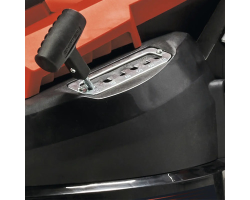 Växelspak för snöslunga med hastighetsvisning